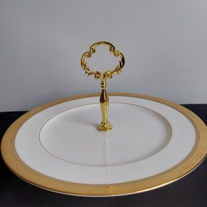 Noritake Summit Gold Handled Serving Tray